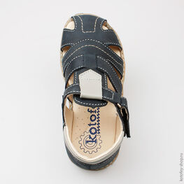 522052-21 Сандалии для мальчики светло-синий фото №4