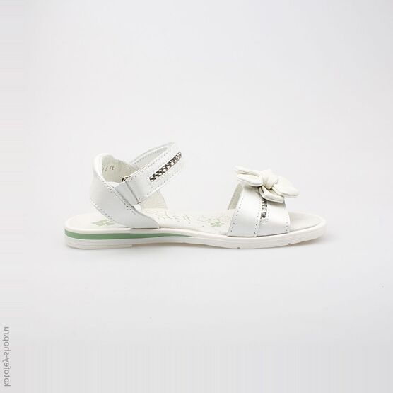 522067-22 Босоножки для девочки белый фото №2