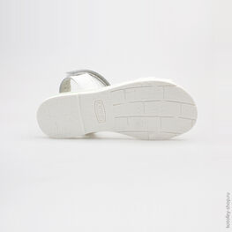 522067-22 Босоножки для девочки белый фото №3