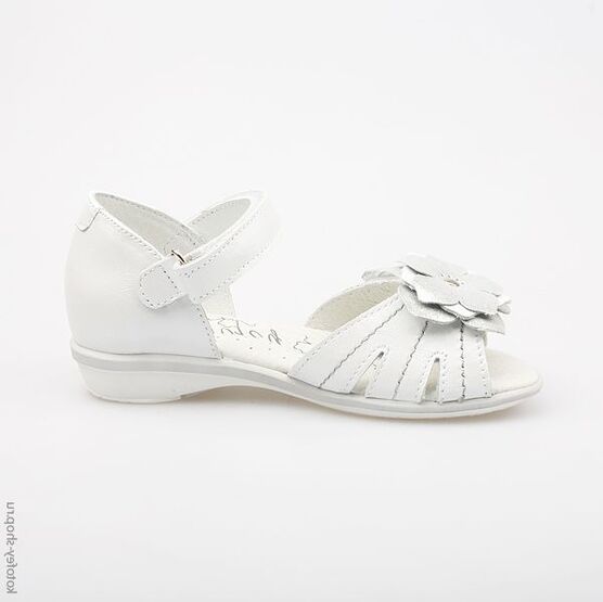 522072-22 Босоножки для девочки белый фото №2