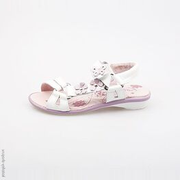 522073-23 Босоножки для девочки белый