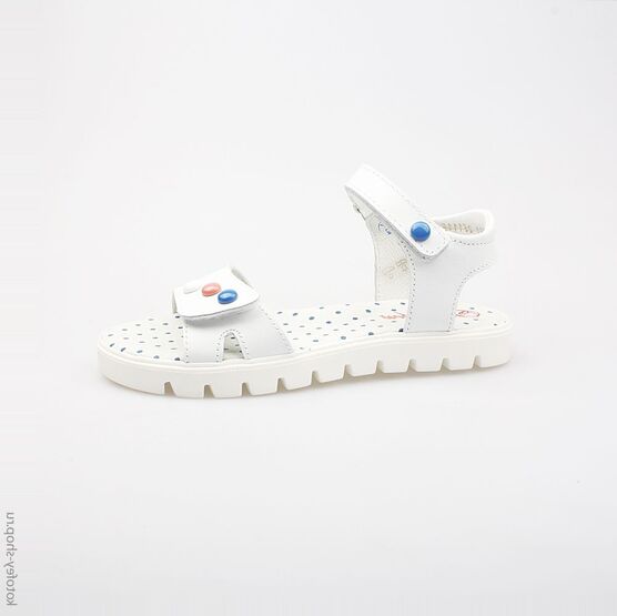 522075-21 Босоножки для девочки белый