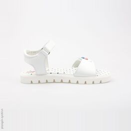 522075-21 Босоножки для девочки белый фото №2