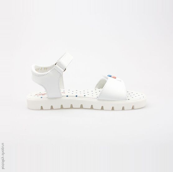 522075-21 Босоножки для девочки белый фото №2