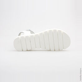 522075-21 Босоножки для девочки белый фото №3