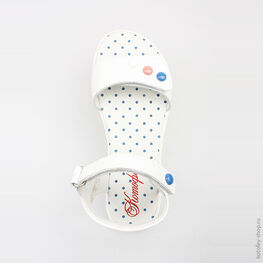 522075-21 Босоножки для девочки белый фото №4