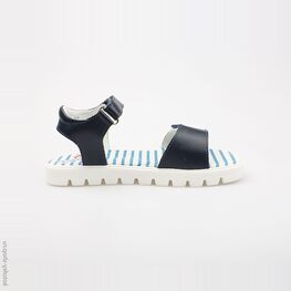 522076-21 Босоножки для девочки светло-синий фото №2