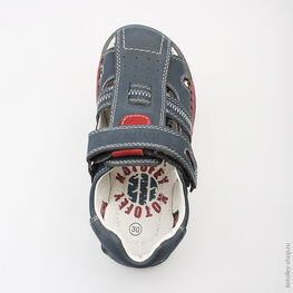 522083-21 Сандалии для мальчики син-кра фото №4