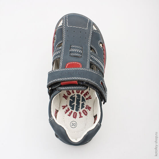 522083-21 Сандалии для мальчики син-кра фото №4