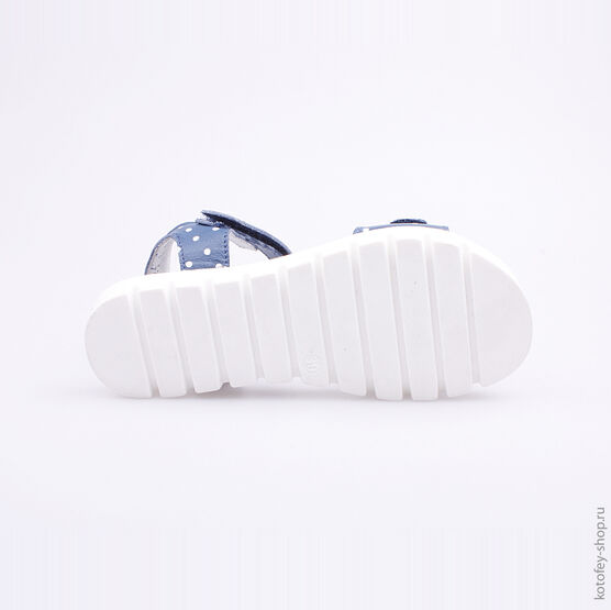 522086-21 Босоножки для девочки светло-синий фото №3