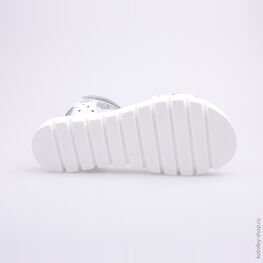 522086-22 Босоножки для девочки белый фото №3