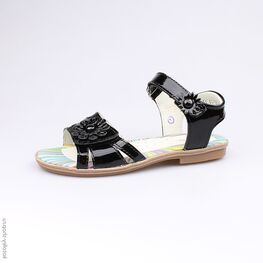 522091-23 Босоножки для девочки черный