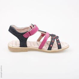 524014-21 Босоножки для девочки син-фук фото №2