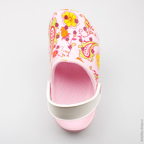 525000-03 Пляжная обувь розовая для девочки розовый фото №4
