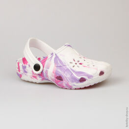 525003-01 Пляжная обувь сиреневая для девочки сиреневый