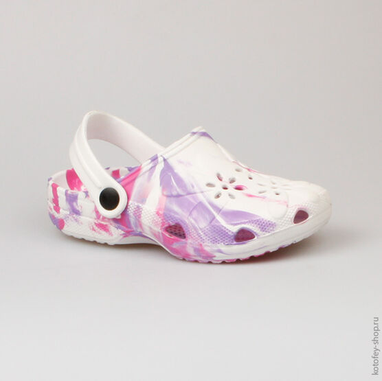 525003-01 Пляжная обувь сиреневая для девочки сиреневый