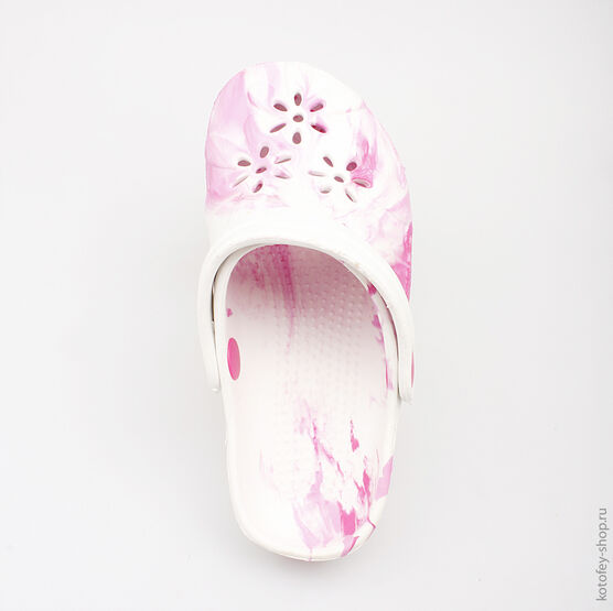 525003-02 Пляжная обувь белая для девочки белый фото №4