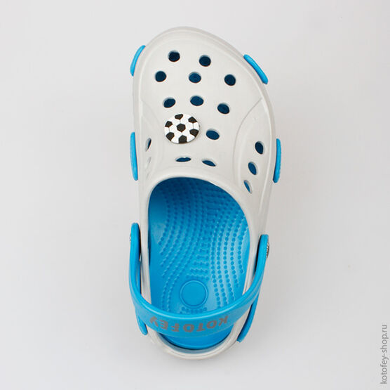 525005-01 Пляжная обувь серая для мальчики серый фото №4