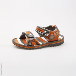 525007-13 Пляжная обувь для мальчики сер-ора