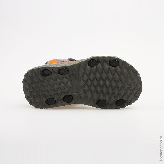 525007-13 Пляжная обувь для мальчики сер-ора фото №3