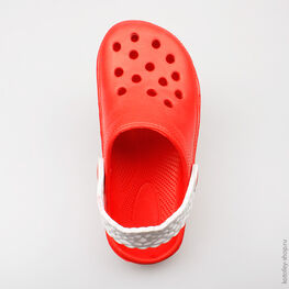525008-01 Пляжная обувь красная для девочки красный фото №4
