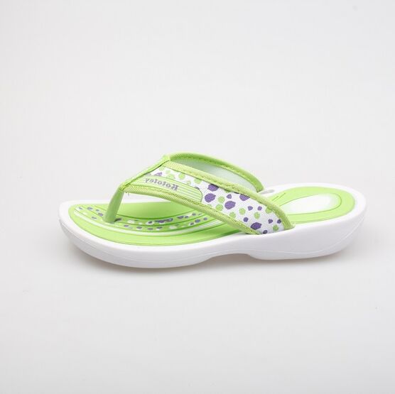 525010-01 Пляжная обувь салатовая для девочки салатовый