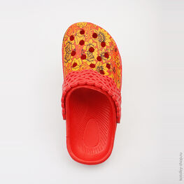 525013-01 Пляжная обувь красная для девочки красный фото №4