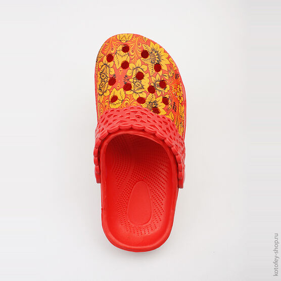 525013-01 Пляжная обувь красная для девочки красный фото №4
