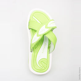525014-01 Пляжная обувь салатовая для девочки салатовый фото №4