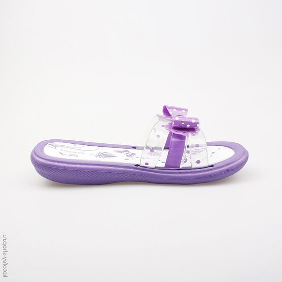 525016-01 Пляжная обувь сиреневая для девочки сиреневый фото №2