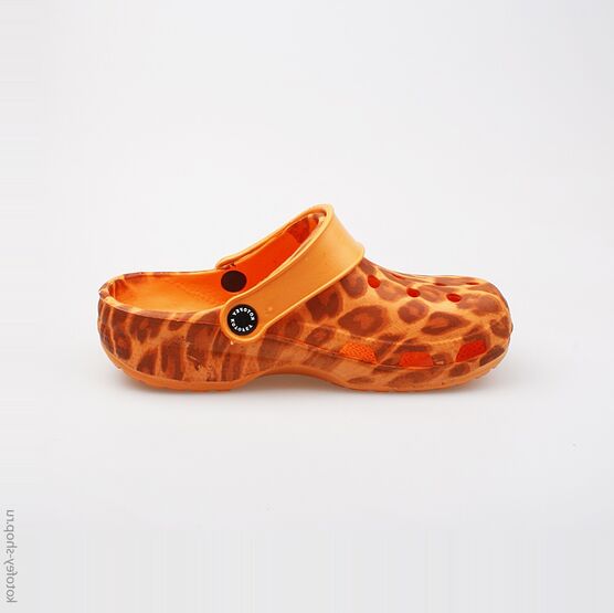 525017-01 Пляжная обувь оранжевая для девочки оранжевый фото №2