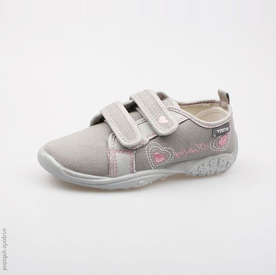 531009-71 Текстильная обувь для девочки серый