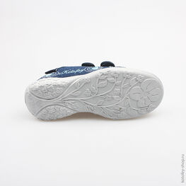 531009-72 Текстильная обувь для девочки светло-синий фото №3