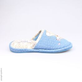 531010-11 Тапочки голубые для девочки голубой фото №2