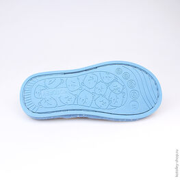 531010-11 Тапочки голубые для девочки голубой фото №3