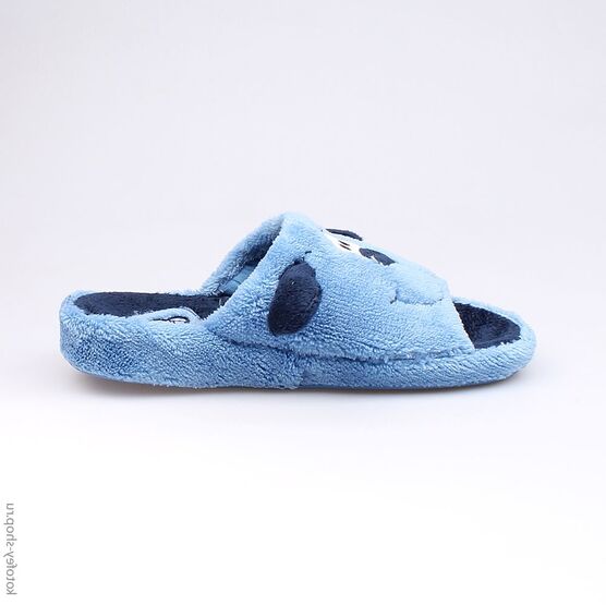 531013-11 Тапочки синий для мальчики светло-синий фото №2