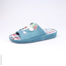 531015-11 Тапочки голубые для мальчики голубой