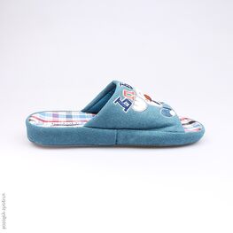 531015-11 Тапочки голубые для мальчики голубой фото №2