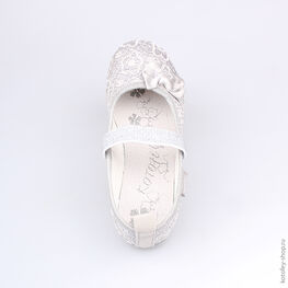 531017-71 Текстильная обувь для девочки серый фото №4