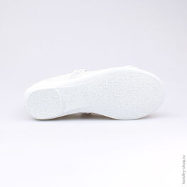 531020-71 Текстильная обувь для девочки серебряный фото №3