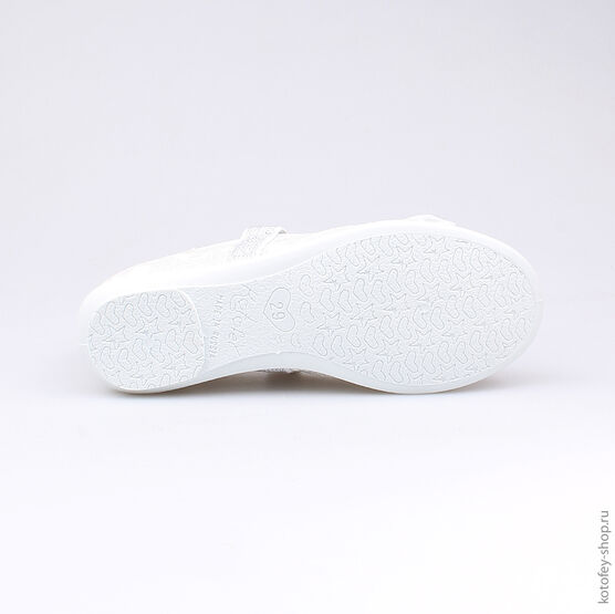 531020-71 Текстильная обувь для девочки серебряный фото №3