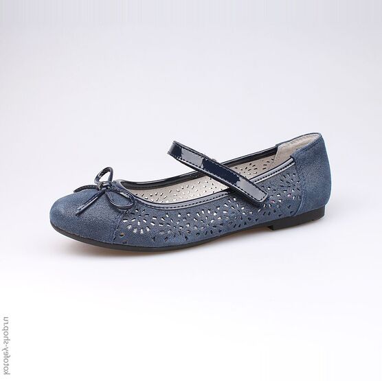 532073-23 Туфли для девочки светло-синий