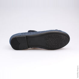 532073-23 Туфли для девочки светло-синий фото №3