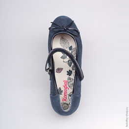 532073-23 Туфли для девочки светло-синий фото №4