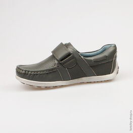 532091-22 Полуботинки для мальчики серый фото №2