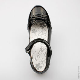 532094-21 Туфли для девочки черный фото №4