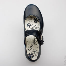 532096-22 Туфли для девочки светло-синий фото №4