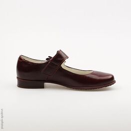 532096-24 Туфли для девочки бордовый фото №2