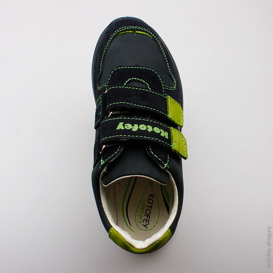 532104-22 Полуботинки для мальчики светло-синий фото №4