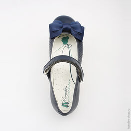 532109-22 Туфли для девочки светло-синий фото №4